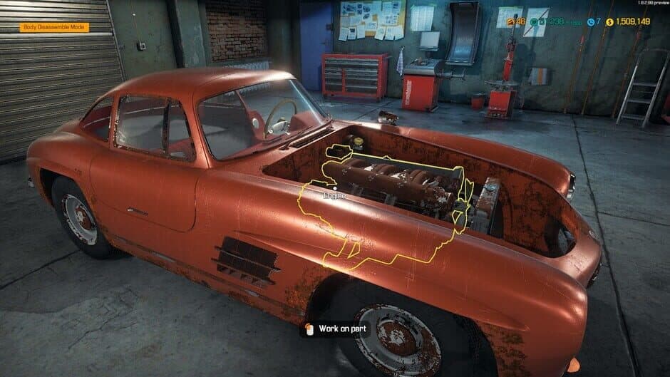 Car Mechanic Simulator - Mercedes-Benz screenshot 3