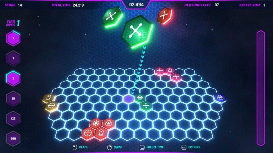 Hextones: Spacetime screenshot 4