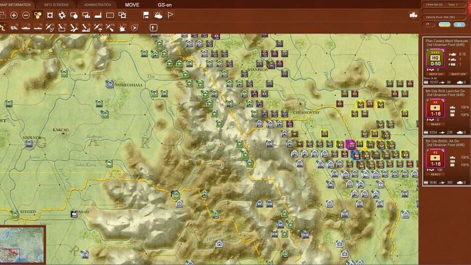 Gary Grigsby's War in the East: Don to the Danube screenshot 2