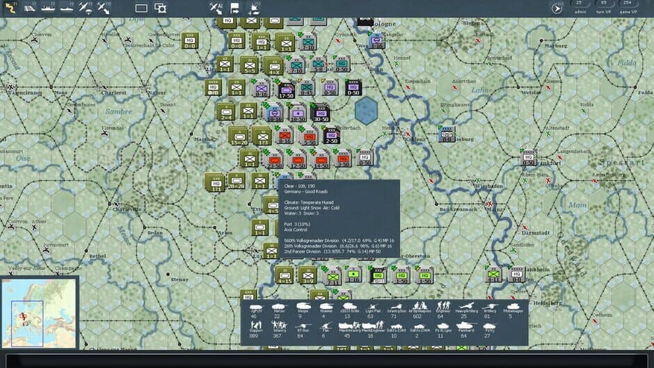 Gary Grigsby's War in the West: Operation Torch screenshot 1