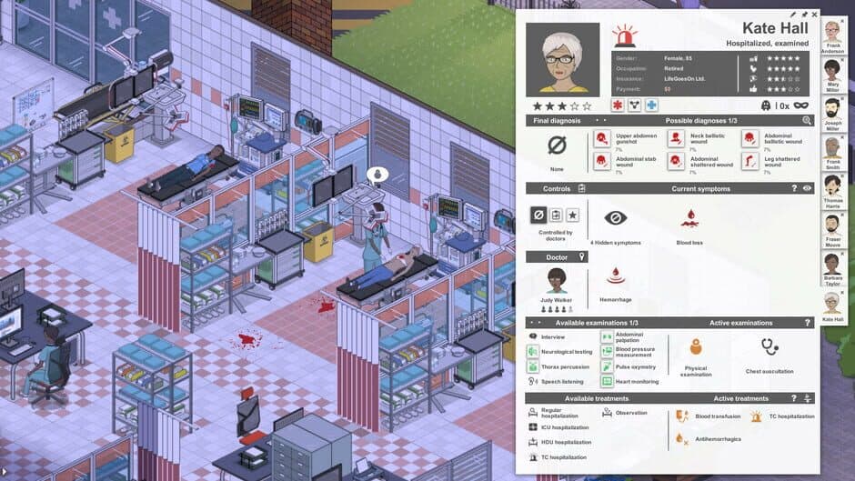 Project Hospital - Traumatology Department screenshot 5