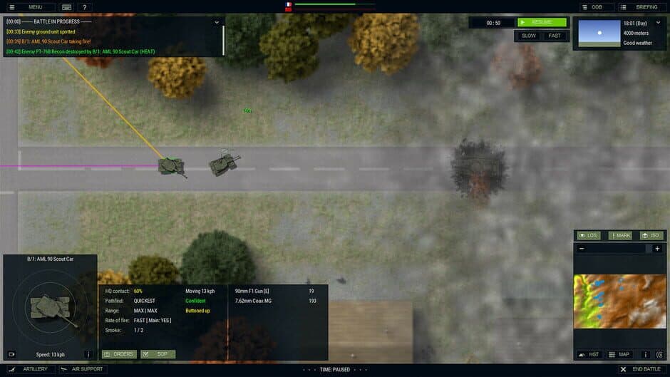 Armored Brigade - Nation Pack: France - Belgium screenshot 1