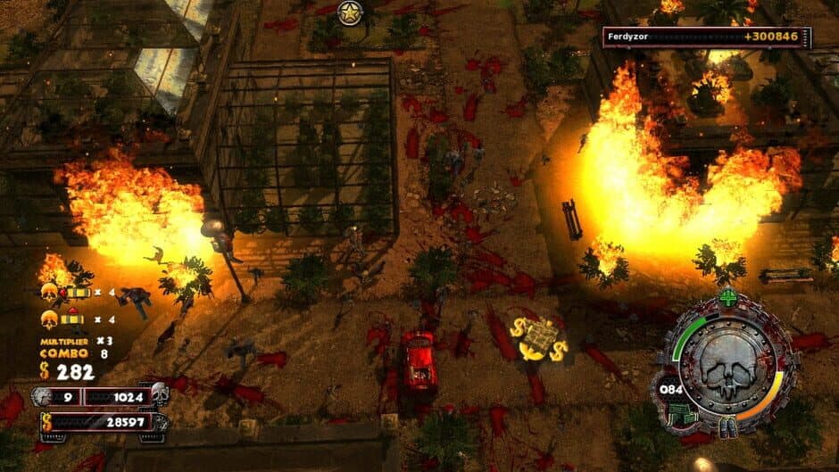Zombie Driver HD Burning Garden of Slaughter screenshot 3