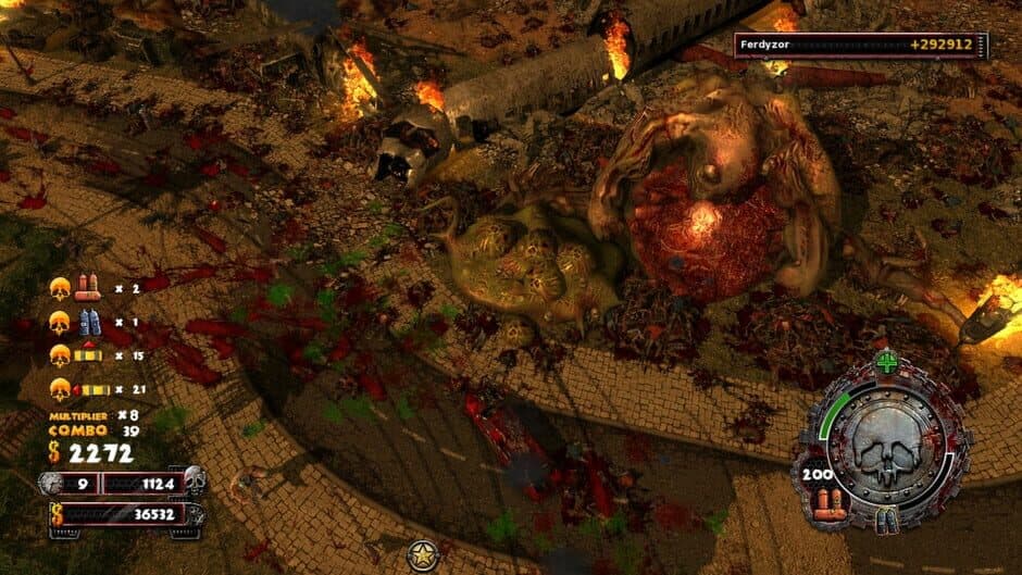 Zombie Driver HD Burning Garden of Slaughter screenshot 4