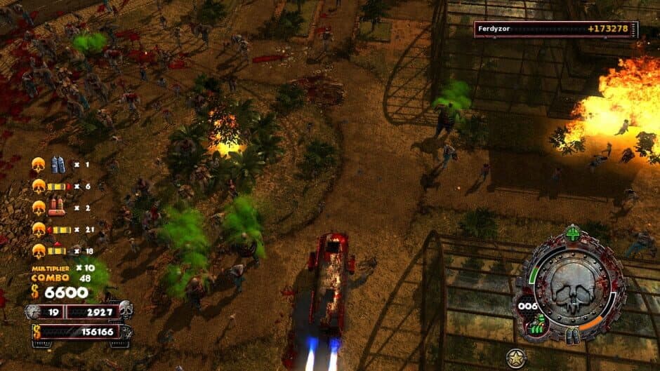 Zombie Driver HD Burning Garden of Slaughter screenshot 5