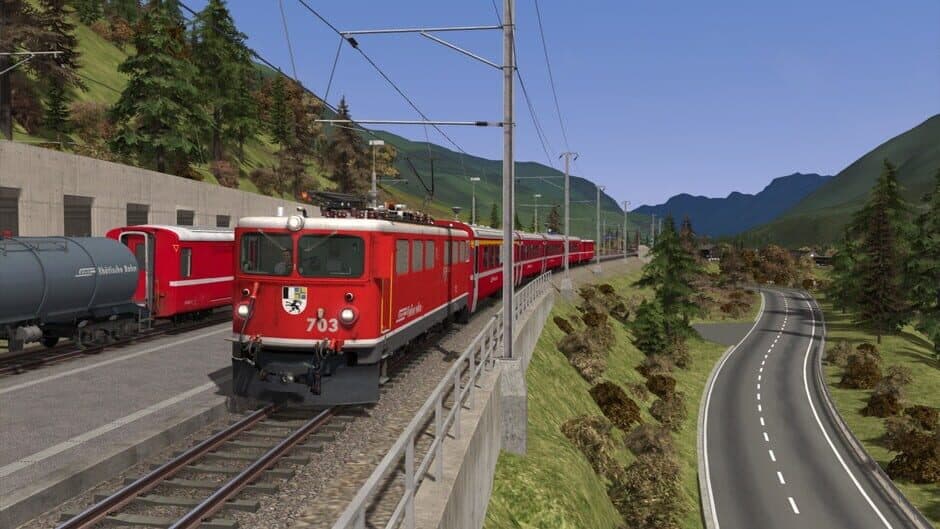 Train Simulator: Engadin Linie: Pontresina - Scuol-Tarasp Route screenshot 6