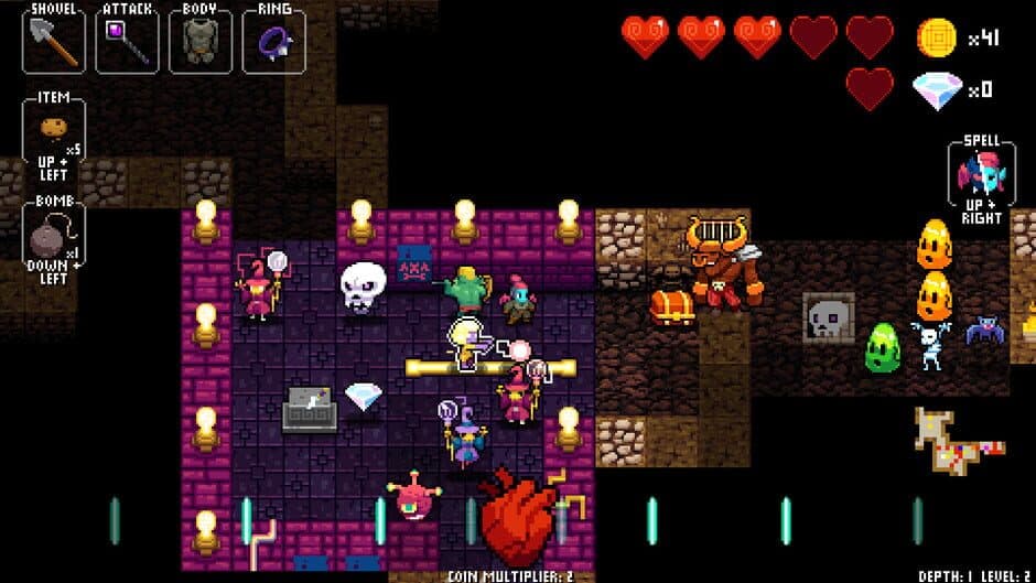 Crypt of the NecroDancer: AMPLIFIED screenshot 1