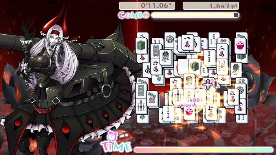 Bishoujo Battle Mahjong Solitaire screenshot 4