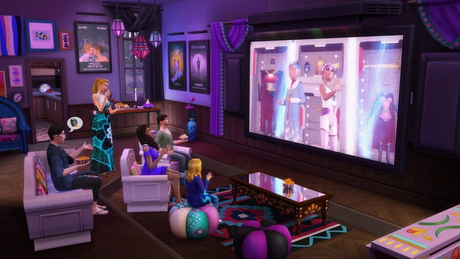 The Sims 4 - Movie Hangout Stuff screenshot 4