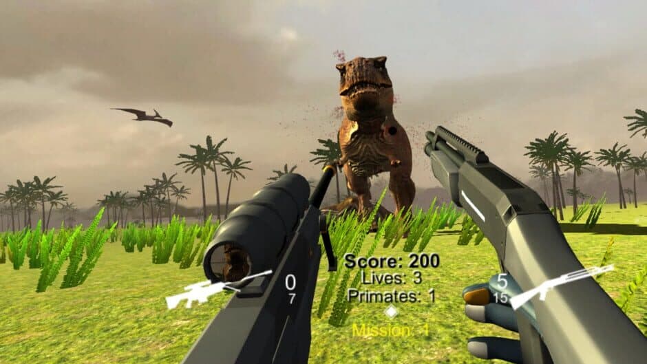 Dinosaur Hunting Patrol 3D Jurassic VR screenshot 1