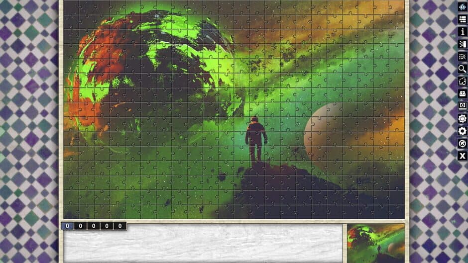 Pixel Puzzles Illustrations & Anime - Jigsaw Pack: Space screenshot 1