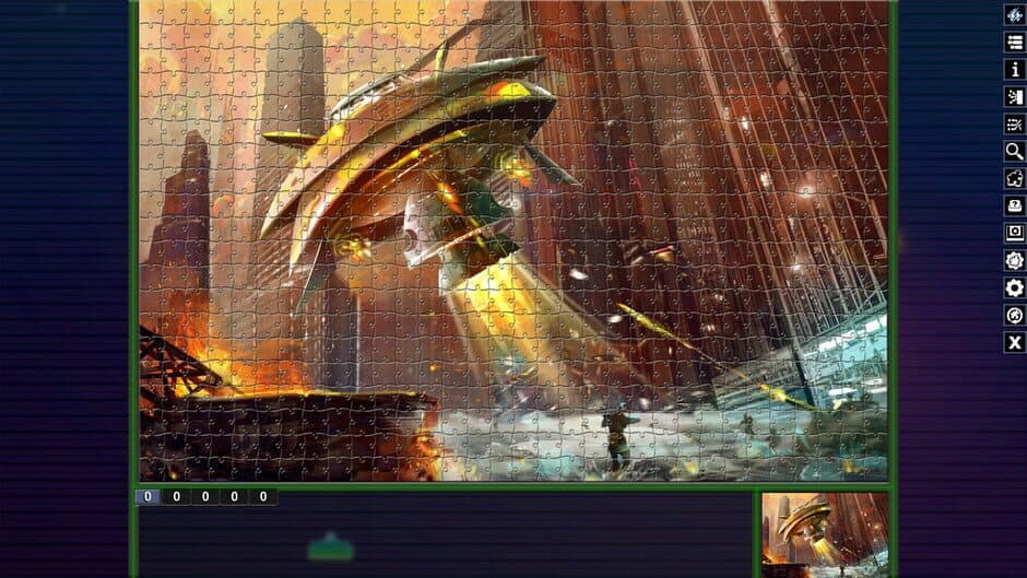 Pixel Puzzles Illustrations & Anime - Jigsaw Pack: Sci-Fi screenshot 2