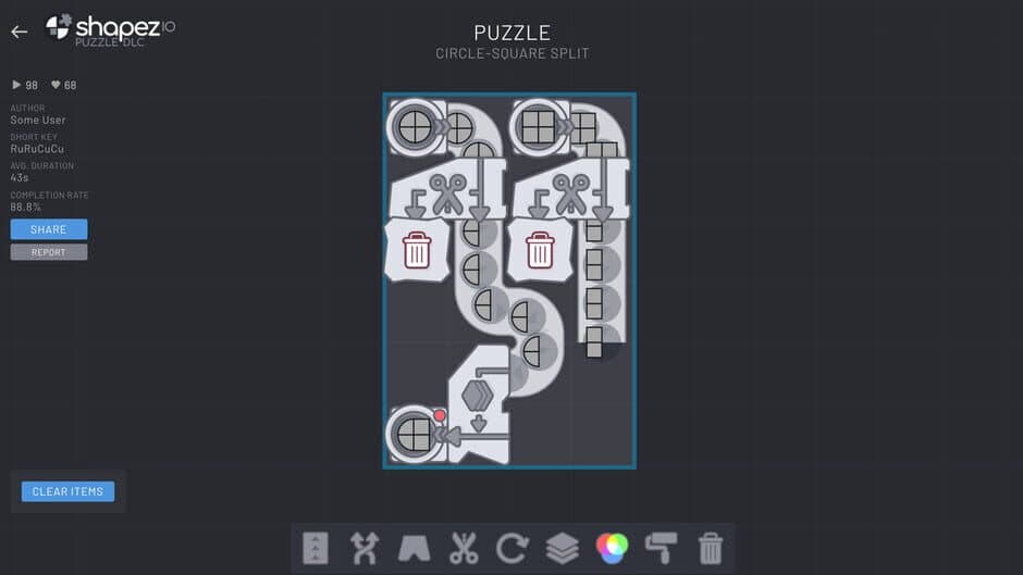 shapez.io: Puzzle screenshot 4