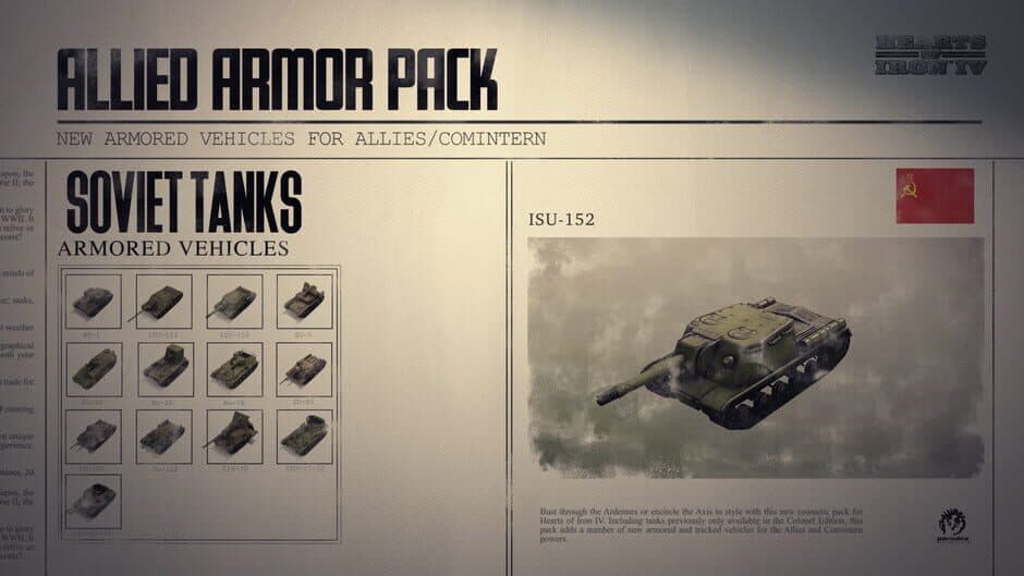 Hearts of Iron IV: Allied Armor Pack screenshot 2