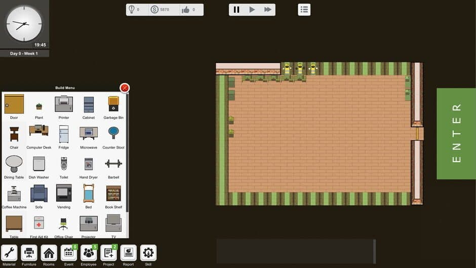 Outsourcing - IT company simulator screenshot 1