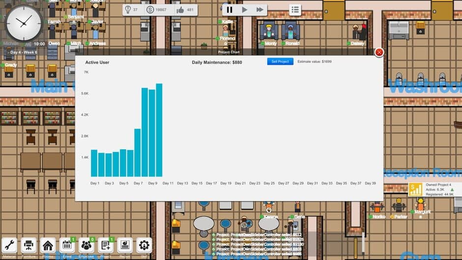 Outsourcing - IT company simulator screenshot 2