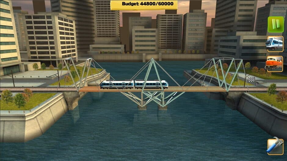 Bridge Constructor: Trains screenshot 2