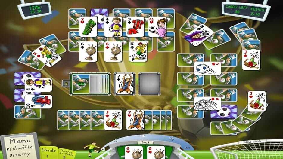 Soccer Cup Solitaire screenshot 1