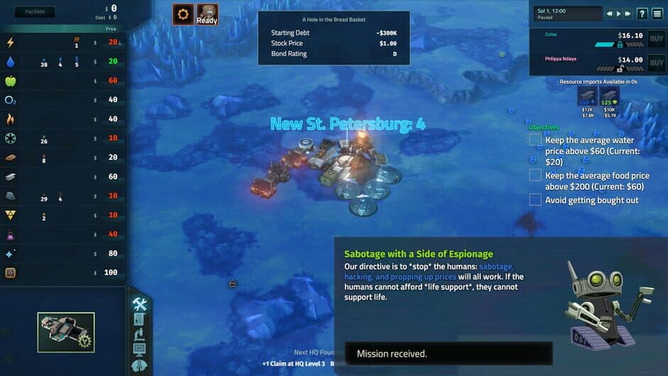 Offworld Trading Company: The Europa Wager screenshot 2