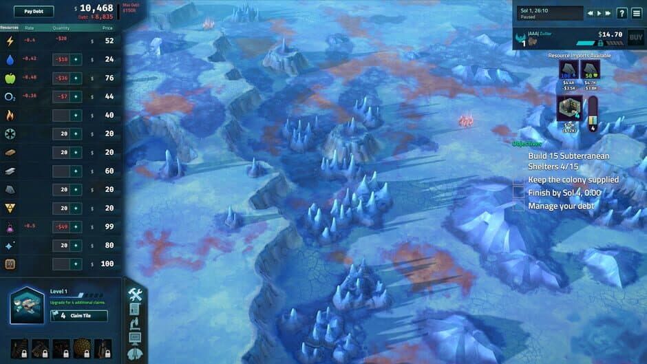 Offworld Trading Company: The Europa Wager screenshot 1