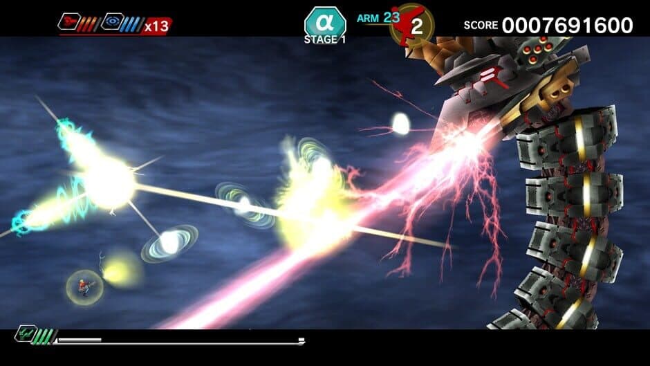 DARIUSBURST Chronicle Saviours - Space Harrier screenshot 2