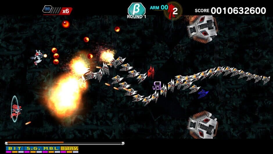 DARIUSBURST Chronicle Saviours - Side Arms Hyper Dyne screenshot 2