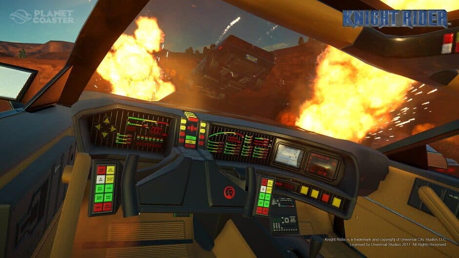 Planet Coaster - Knight Rider K.I.T.T. Construction Kit screenshot 2