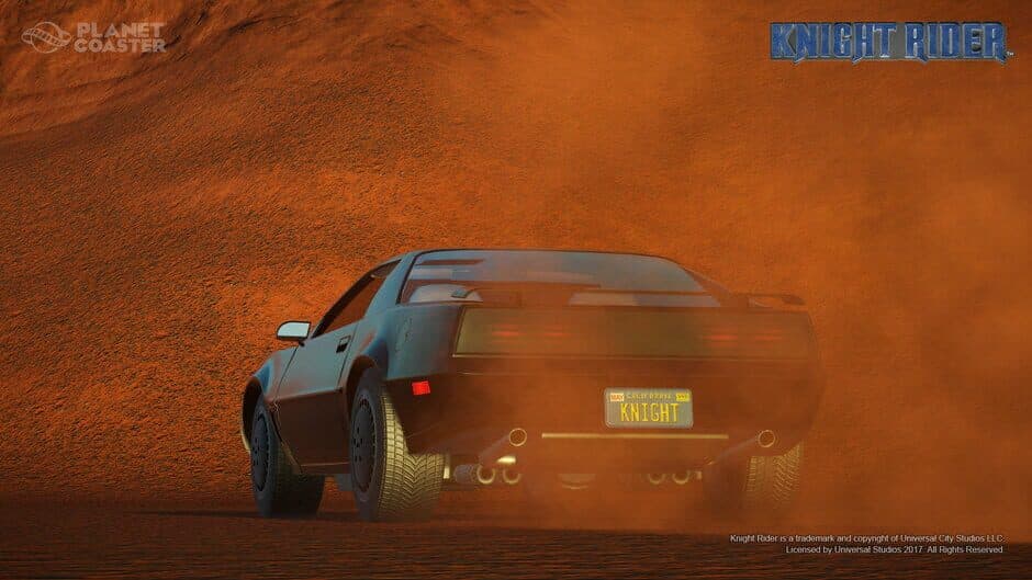 Planet Coaster - Knight Rider K.I.T.T. Construction Kit screenshot 3