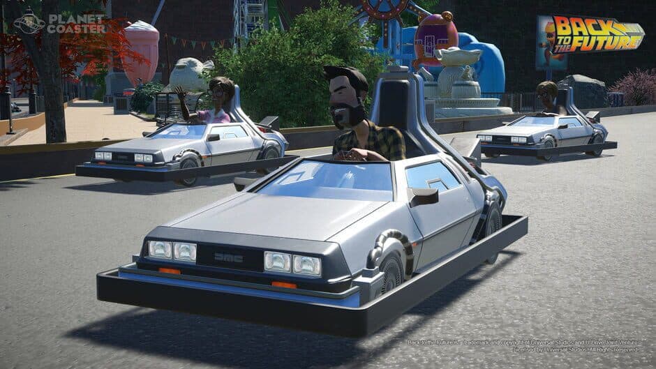 Planet Coaster - Back to the Future Time Machine Construction Kit screenshot 4
