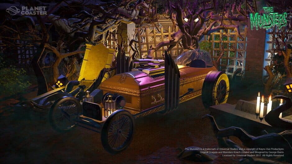 Planet Coaster - The Munsters Munster Koach Construction Kit screenshot 4