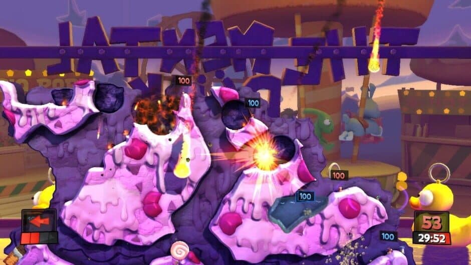 Worms Revolution - Funfair Pack screenshot 6