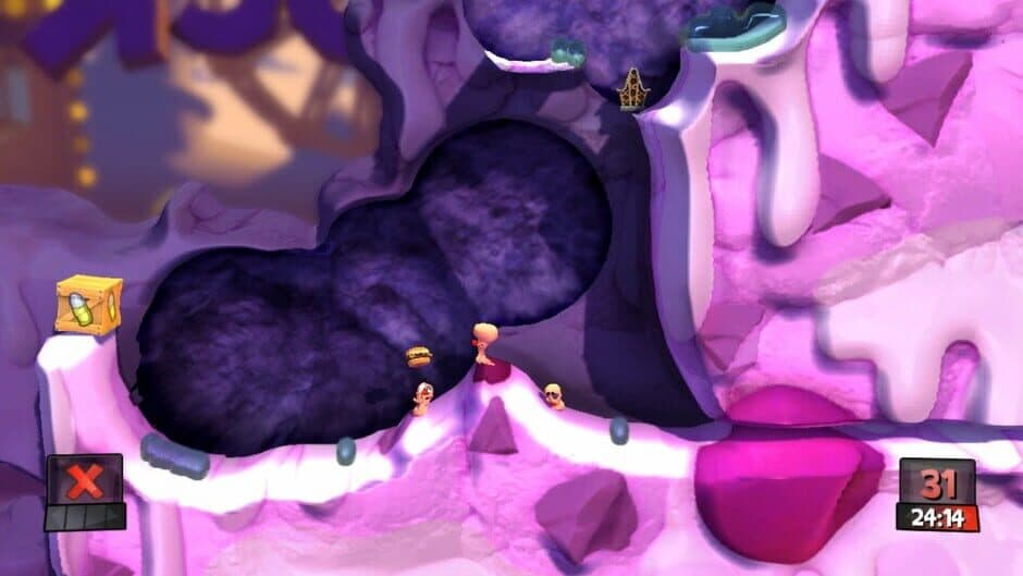 Worms Revolution - Funfair Pack screenshot 1