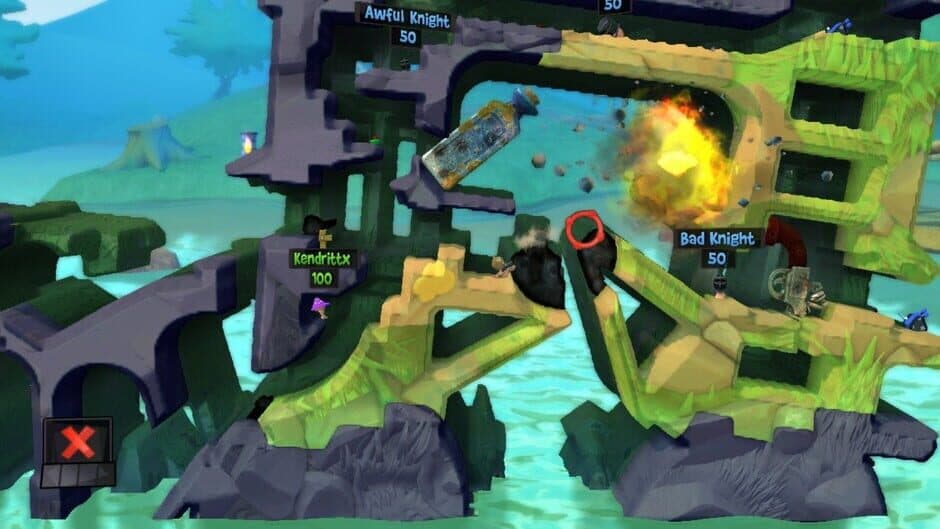 Worms Revolution Medieval Tales screenshot 1