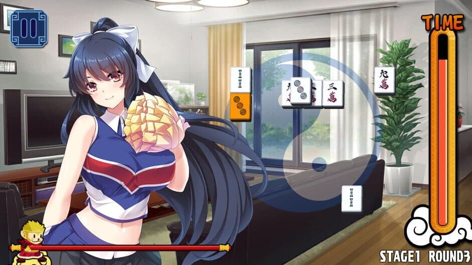 Pretty Girls Mahjong Solitaire [BLUE] screenshot 4
