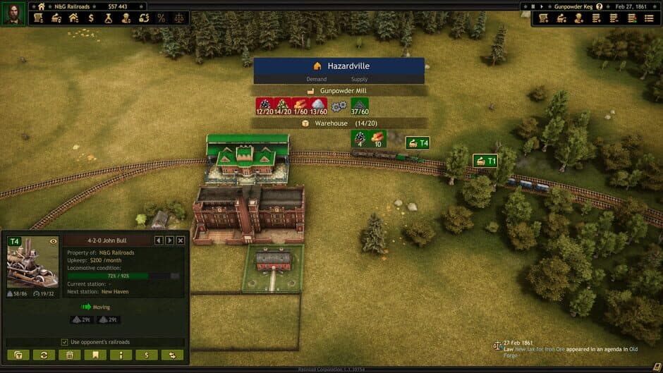 Railroad Corporation - Civil War screenshot 1