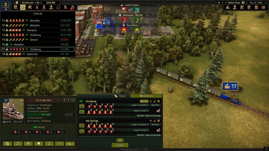 Railroad Corporation: Yellow Fever DLC screenshot 5