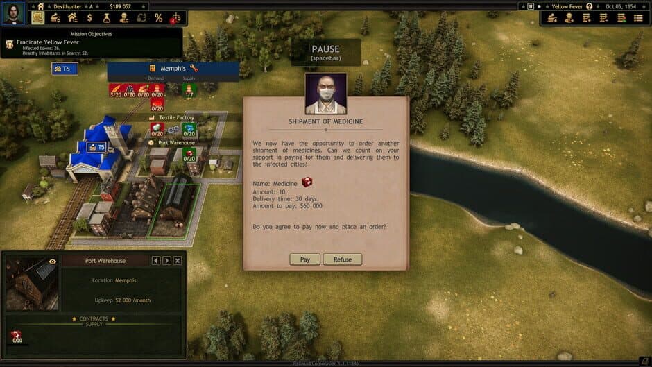 Railroad Corporation: Yellow Fever DLC screenshot 3