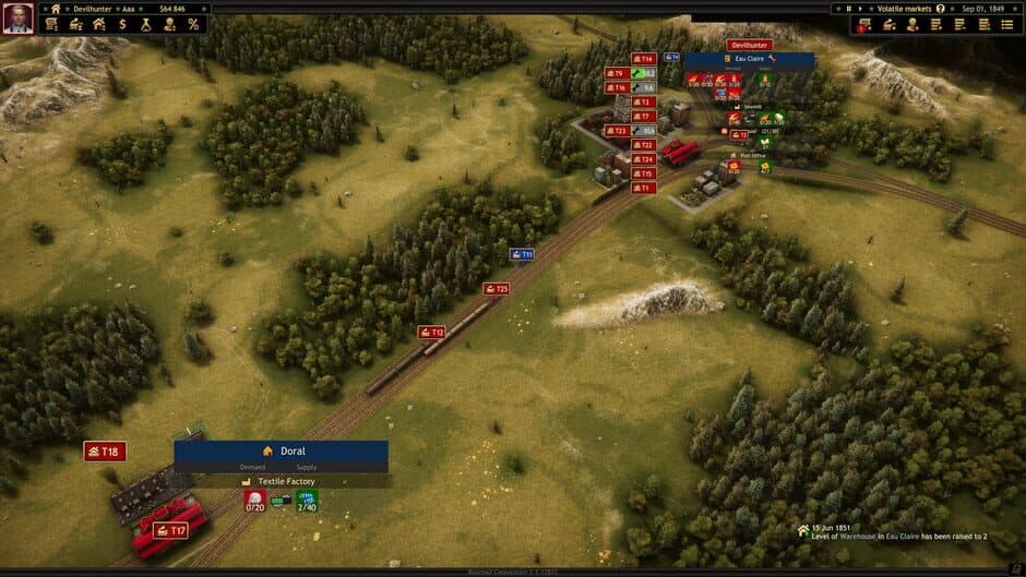 Railroad Corporation: Volatile Markets DLC screenshot 1