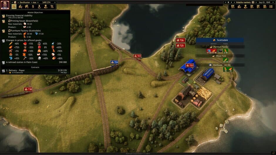 Railroad Corporation: Volatile Markets DLC screenshot 3
