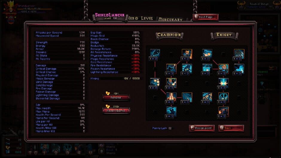 Hero Siege: Shield Lancer - Class screenshot 1