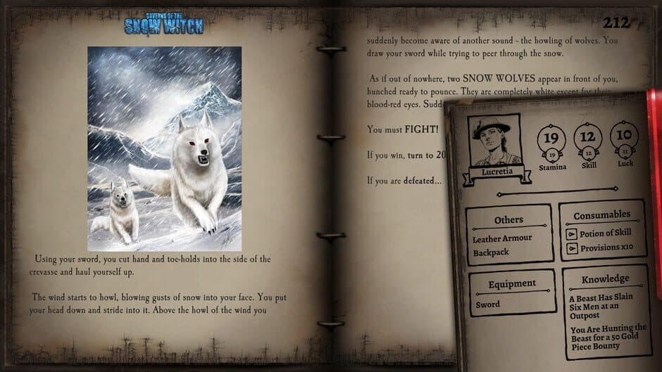 Fighting Fantasy Classics - Caverns of the Snow Witch screenshot 4