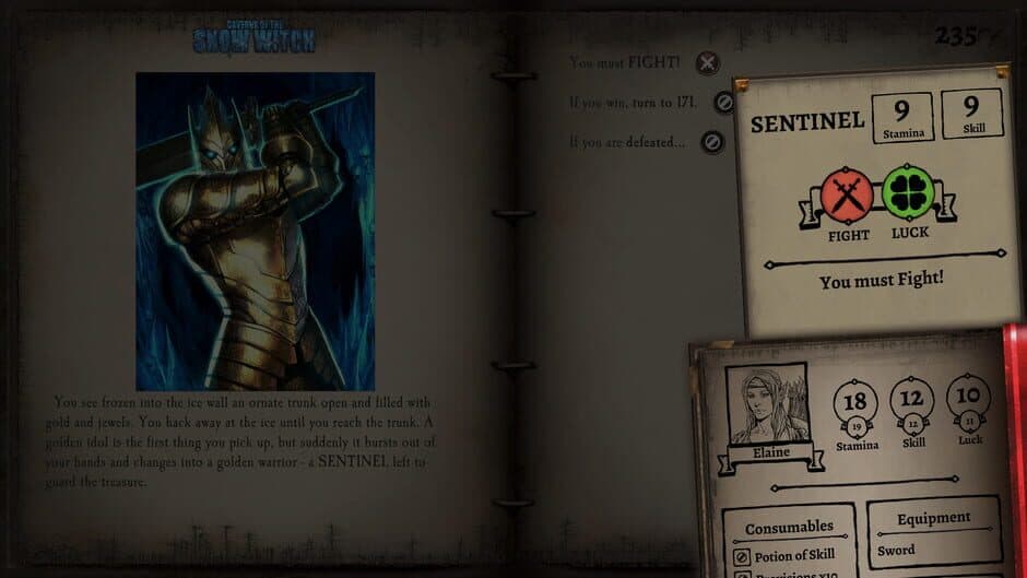 Fighting Fantasy Classics - Caverns of the Snow Witch screenshot 1