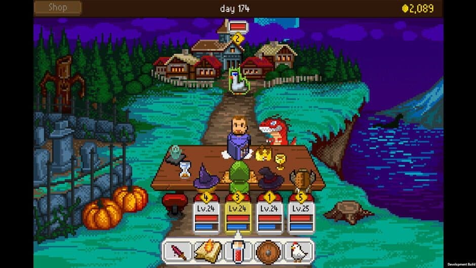 Knights of Pen and Paper - Haunted Fall screenshot 1