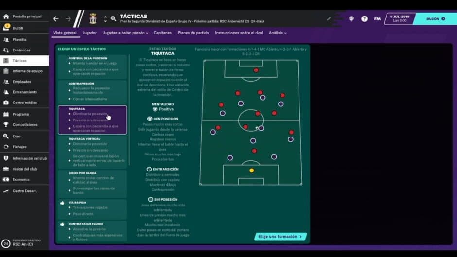 Football Manager Touch 2020 screenshot 2