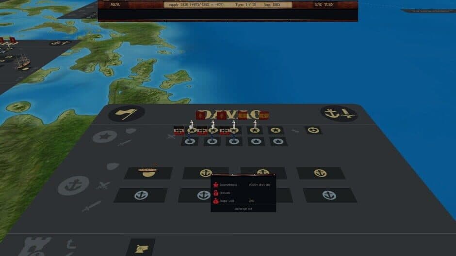 Clad In Iron: Carolines 1885 screenshot 2
