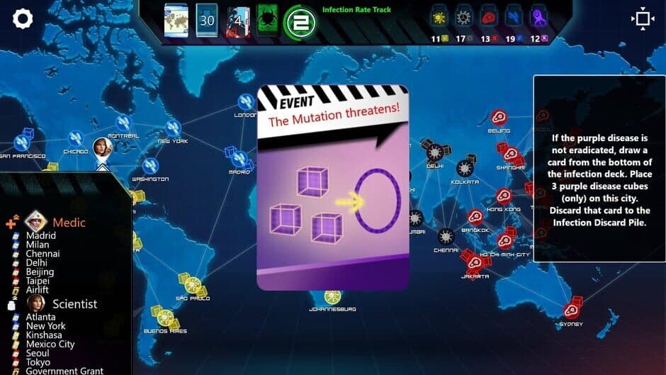 Pandemic: On the Brink - Mutation screenshot 2