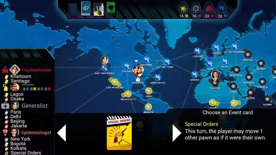 Pandemic: On the Brink - Roles & Events screenshot 2