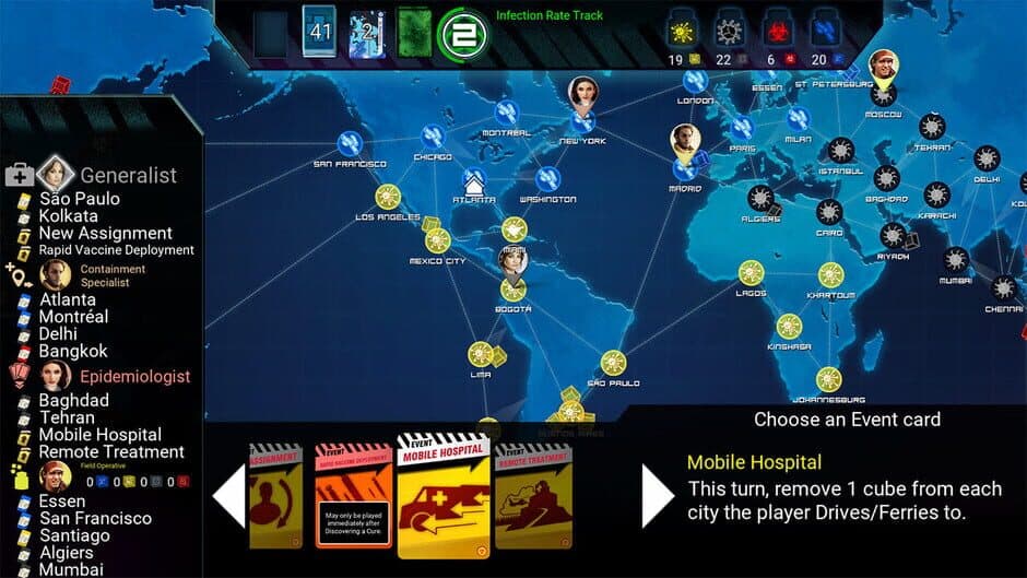 Pandemic: On the Brink - Roles & Events screenshot 1