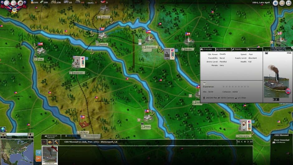 Civil War II - The Bloody Road South screenshot 1