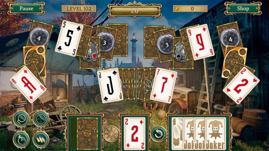 Detective notes. Lighthouse Mystery Solitaire screenshot 4